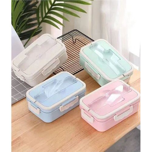 Double Tier Lunch Box With Handle