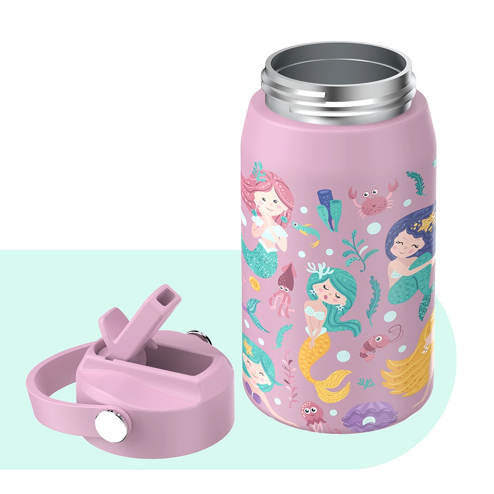 3D Printing Pink Kids Water Bottle
